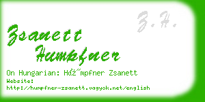 zsanett humpfner business card